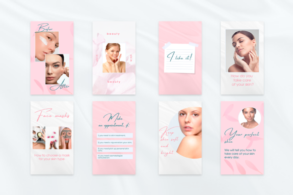 Beauty Instagram Story Canva Templates