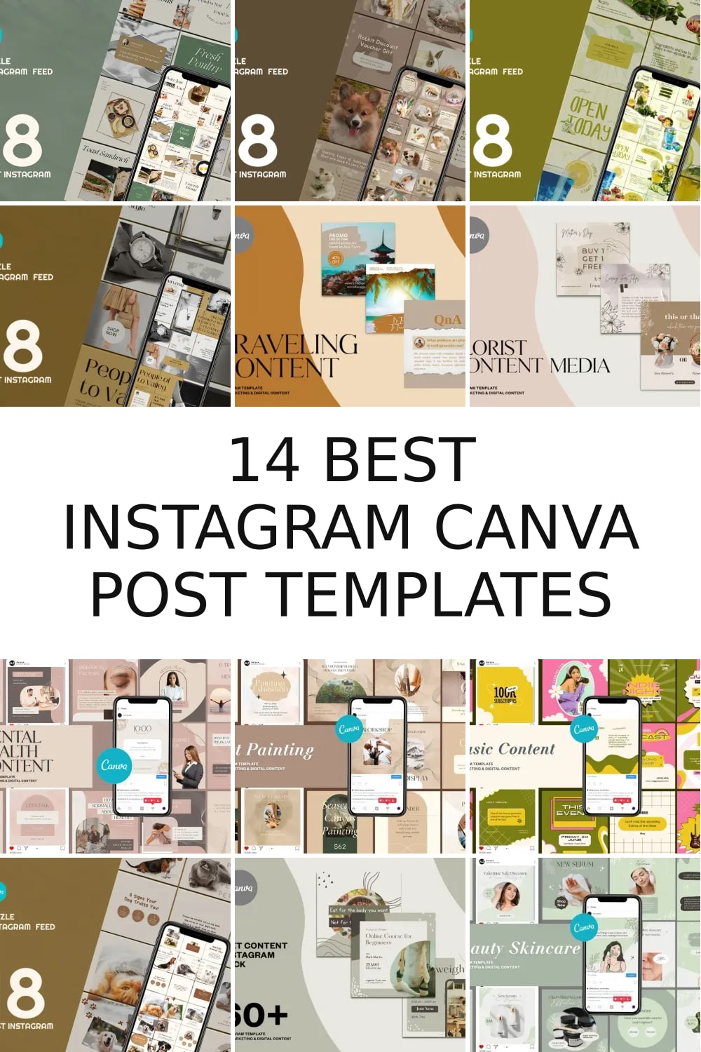 instagram canva post templates
