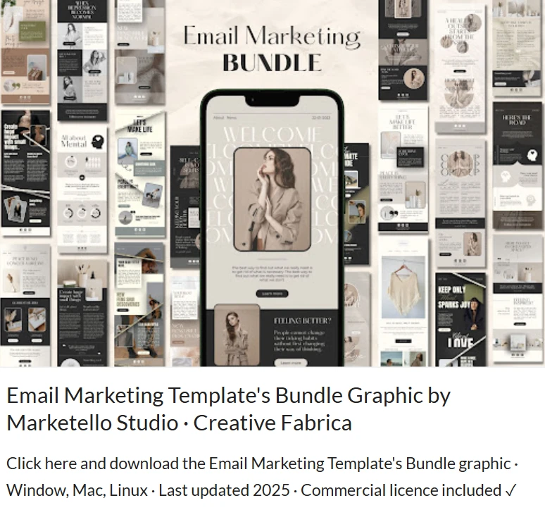 canva email templates - Editable Newsletter Pack