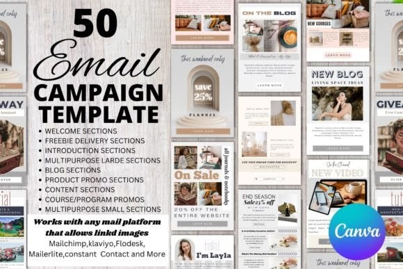 canva email templates - Email Marketing