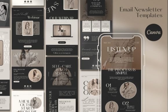 canva email templates - Email Newsletter
