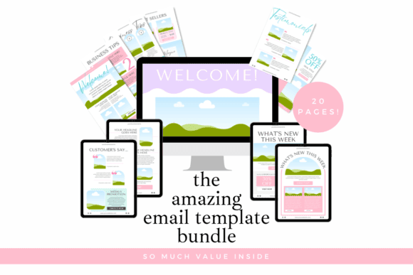 canva email templates - Email Template Bundle