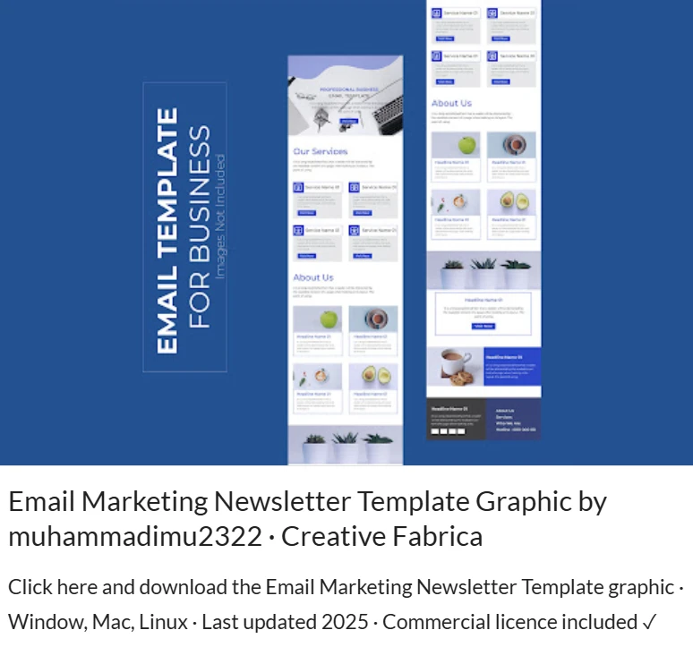 canva email templates - Green Email