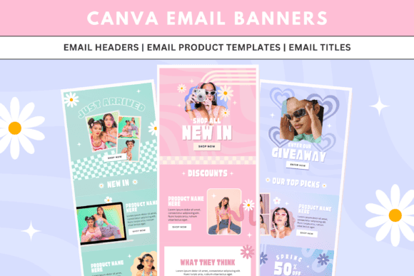 canva email templates - Retro Email Newsletter