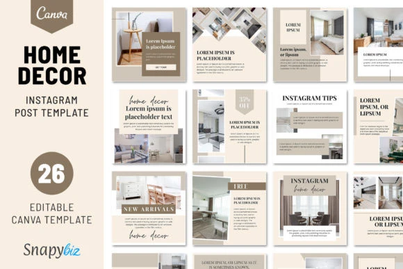 canva instagram post templates - Vintage Instagram Canva Templates
