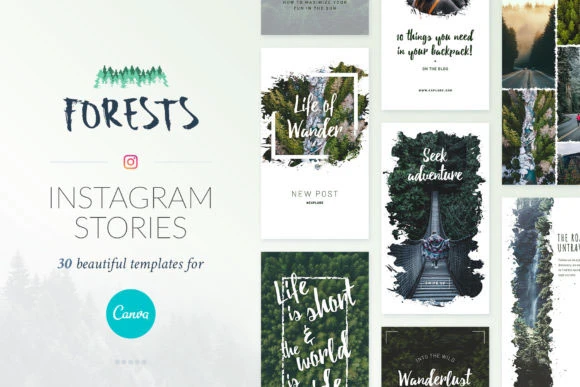 canva instagram stories - Canva Instagram Stories — Oceans Collection