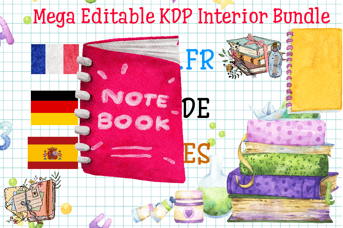 canva kdp templates - Mega Editable Kdp Interior Bundle 7