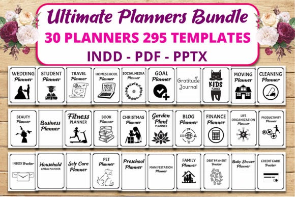 canva kdp templates - Ultimate Planners Bundle Kdp Template