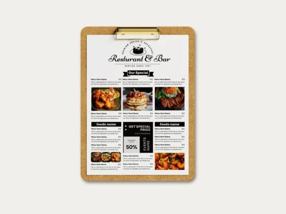 canva menu templates - Canva Menu Templates Pack Four