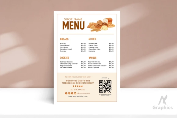 canva menu templates - Canva Menu Templates Pack Six