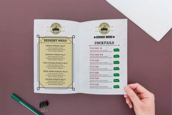 canva menu templates - Food Menu Canva Template 18