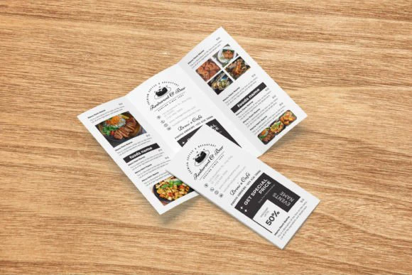 canva menu templates - Ventage Food Canva Menu Template