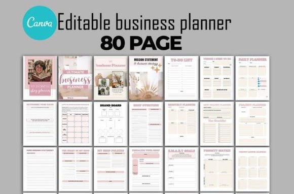 canva small business planner - Creative Craft Business Planner