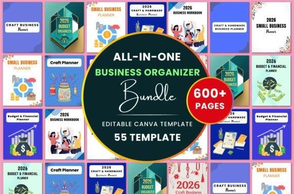 canva small business planner - Digital Entrepreneurs Success Work