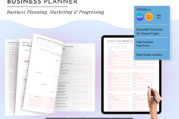 canva small business planner - Online Business Planner