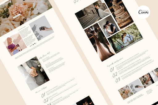 canva website templates - Chloe Personal Portfolio HTML Template