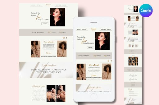 canva website templates - Dental Clinic Web Header (PSD & AI)