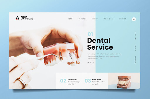 canva website templates - Digital Marketing Landing Page Template