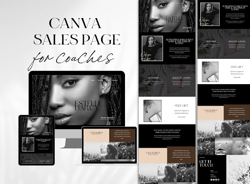 canva website templates - Travel Agency Web Landing Page Template