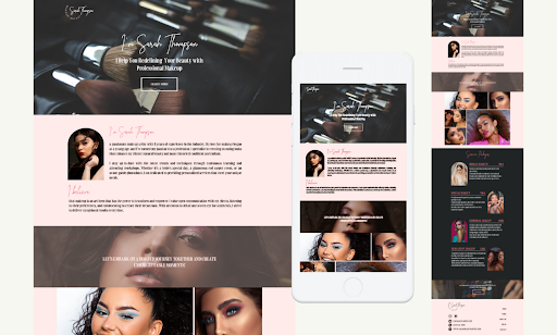canva website templates - Travel Agent Website