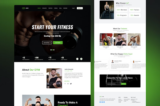 canva website templates - UGC Creator Portfolio Template