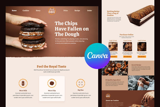 canva website templates - Ugc Portfolio Template