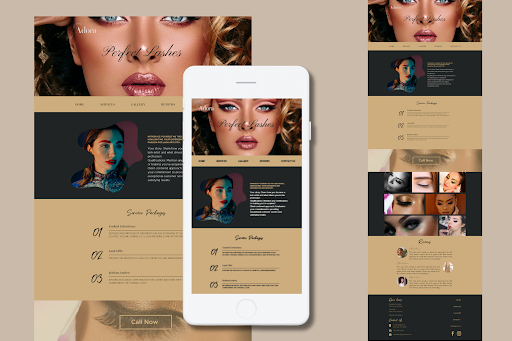 canva website templates - Ugc Portfolio Website