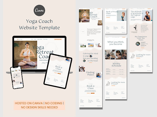 canva website templates - Website Template for Course — canva website templates