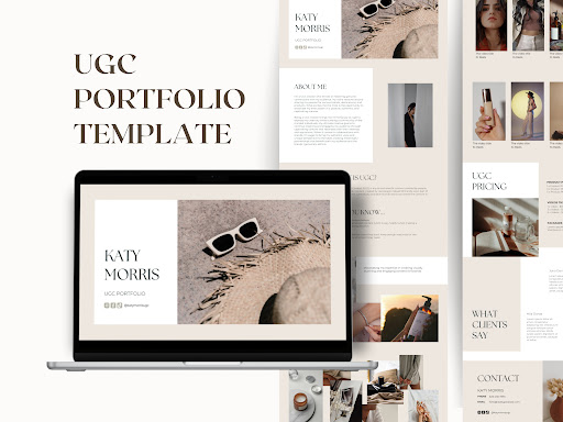 canva website templates - Website Template for Photography