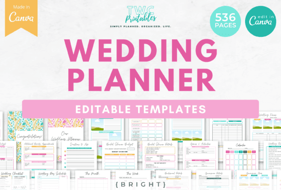 canva wedding planner