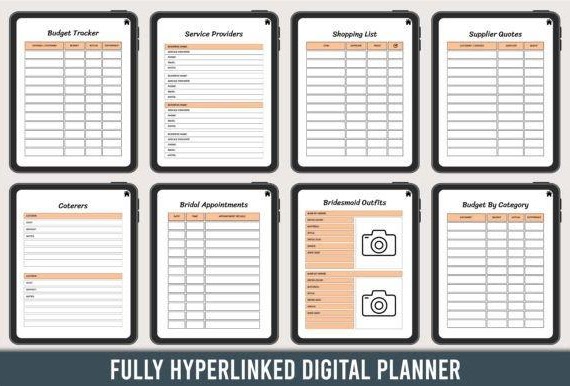 canva wedding planner - Digital Wedding Planner 2