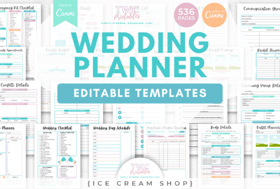 canva wedding planner - Wedding Planner Ice