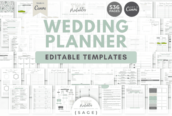 canva wedding planner - Wedding Planner Sage