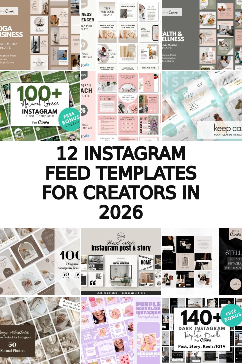 instagram feed templates