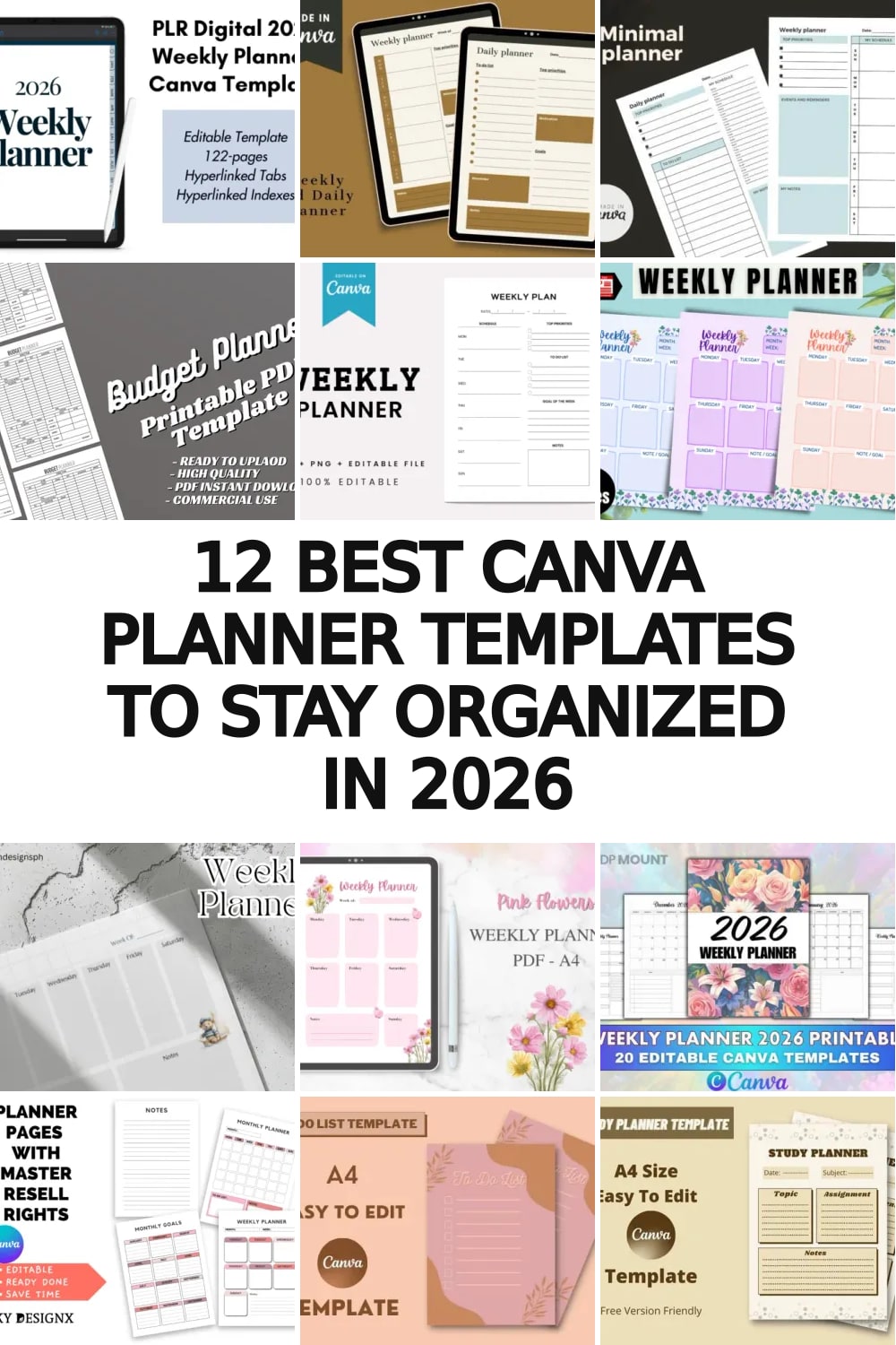 canva planner templates