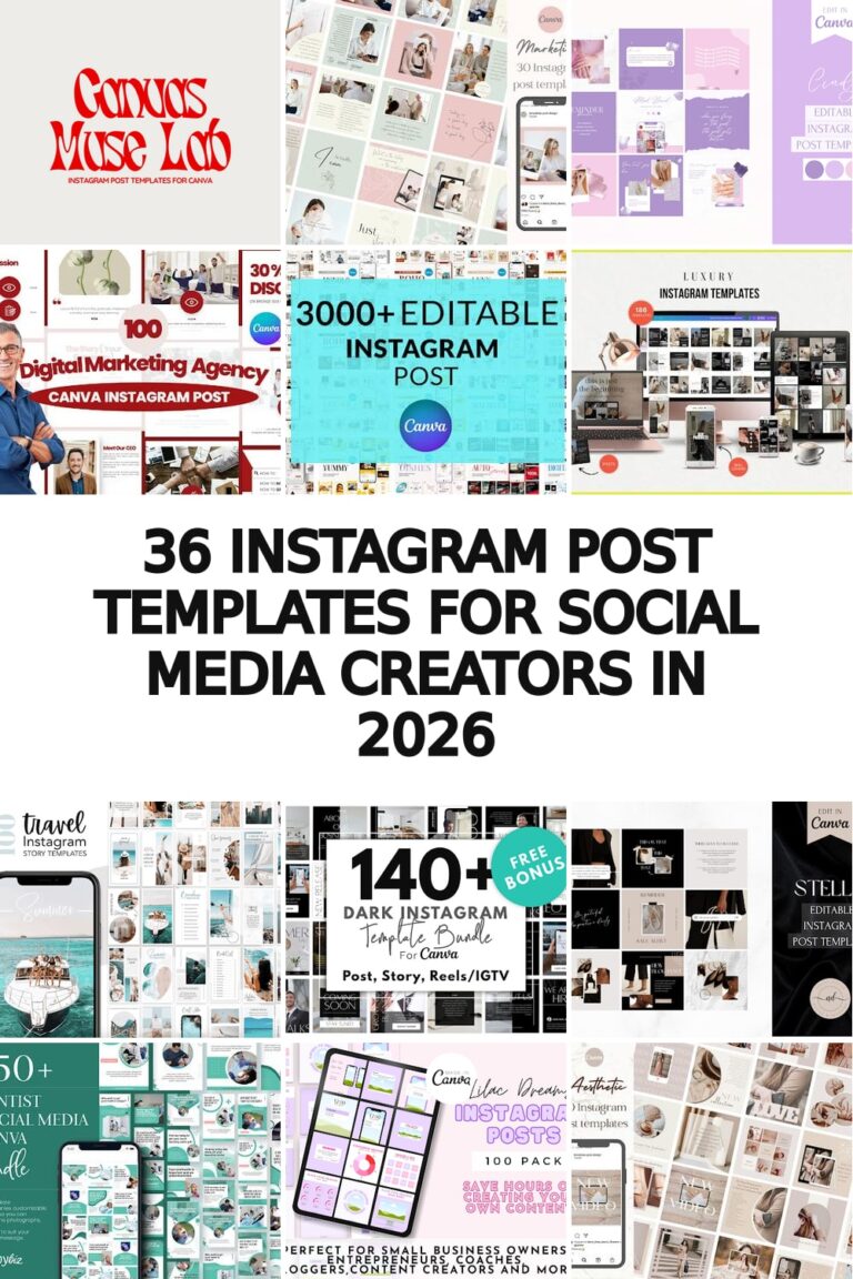 instagram post templates