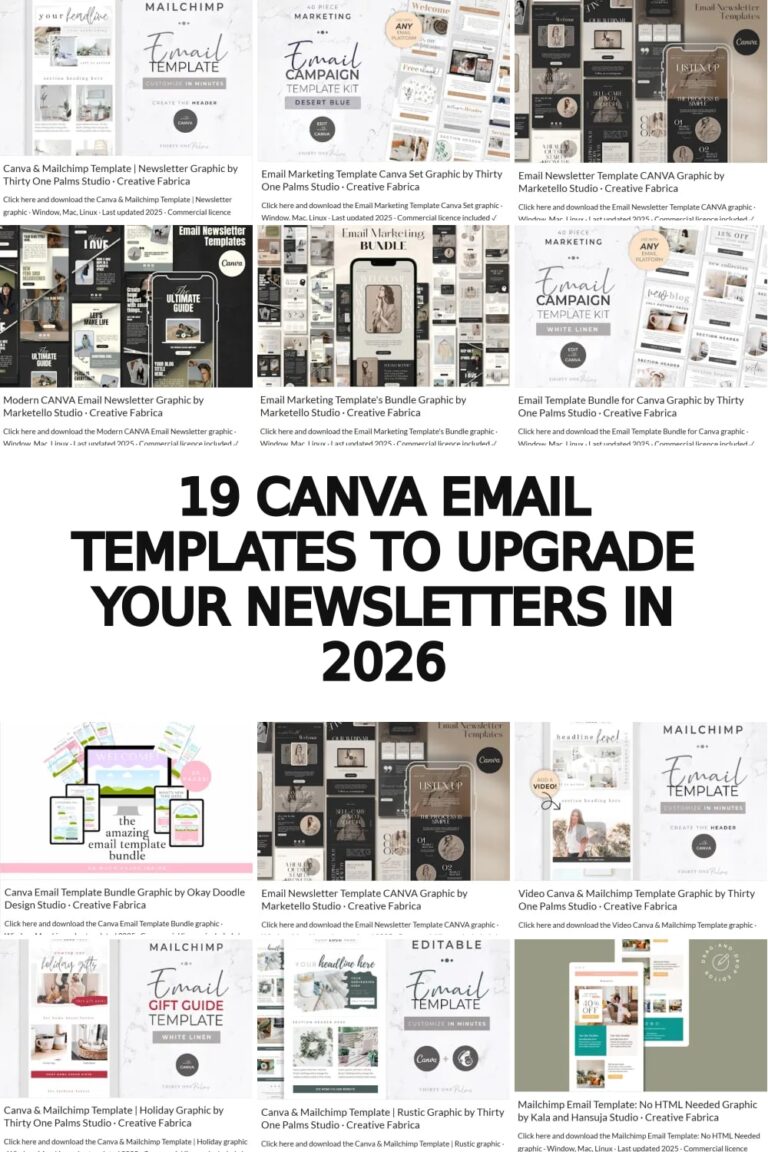 canva email templates