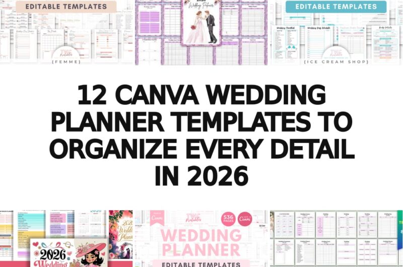 canva wedding planner