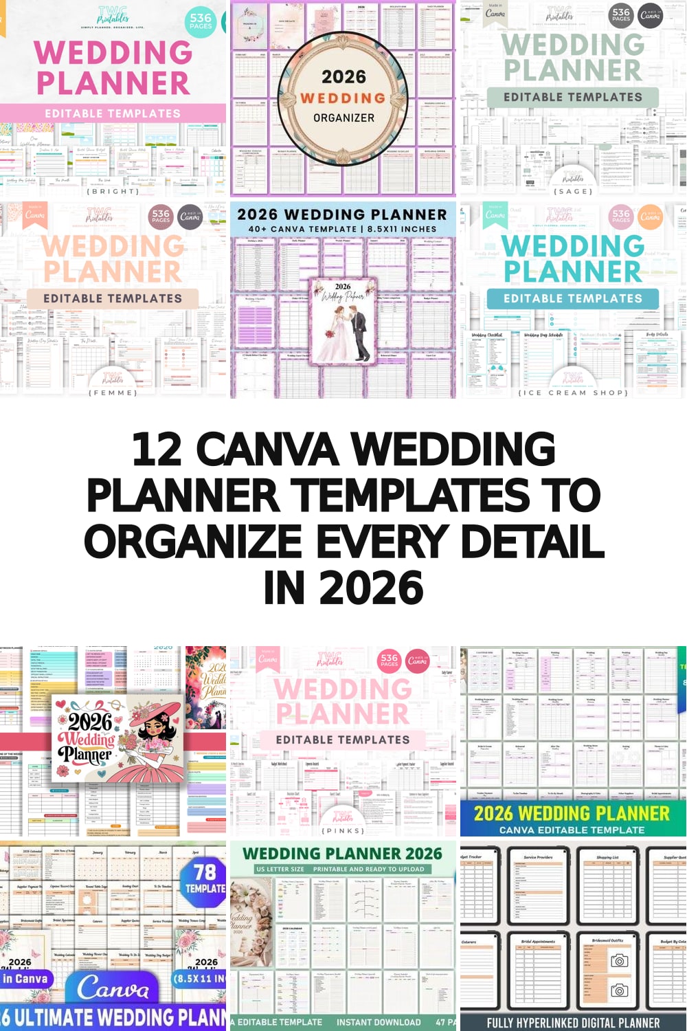 canva wedding planner