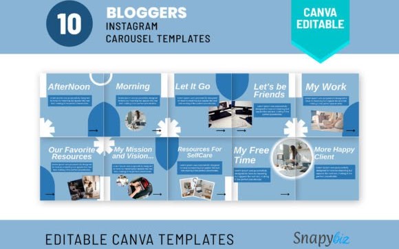 instagram carousel templates - Healthy Food Instagram Carousel