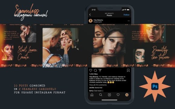 instagram carousel templates - Instagram Carousel Template
