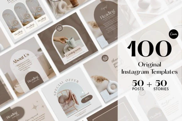 instagram feed templates - Instagram Feed Post Design Pack