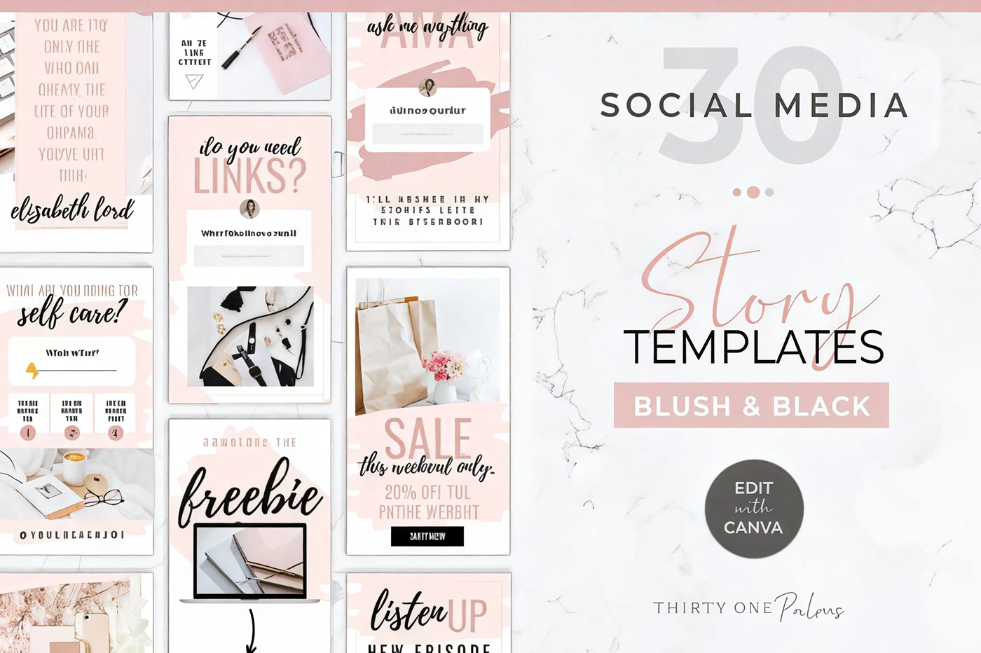 instagram story canva template - Classy Instagram Post Story Template