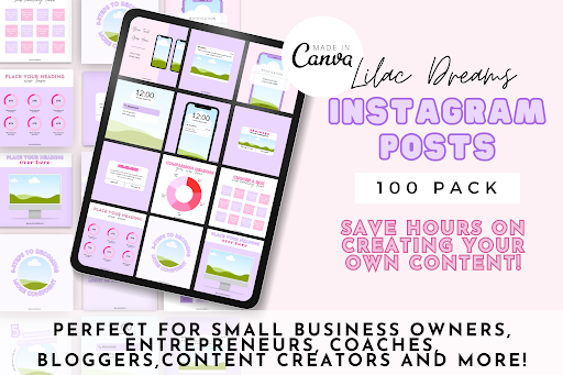 instagram templates - Aesthetic Instagram Post Templates Pack