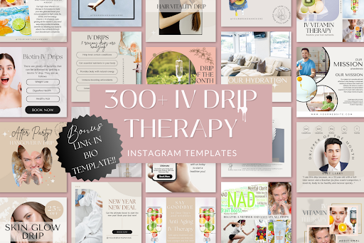 instagram templates - Black Gold Instagram Template Bundle