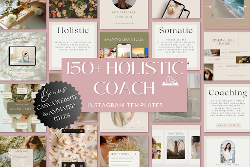 instagram templates - Rose Gold Instagram Boost Template (200)