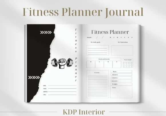 kdp planner template - Half Letter Orange Floral Daily Planner