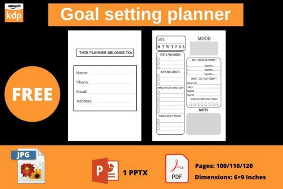 kdp planner template - Project Planner For KDP Interior