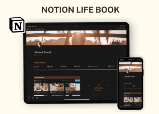 notion planner templates - Notion Life Planner