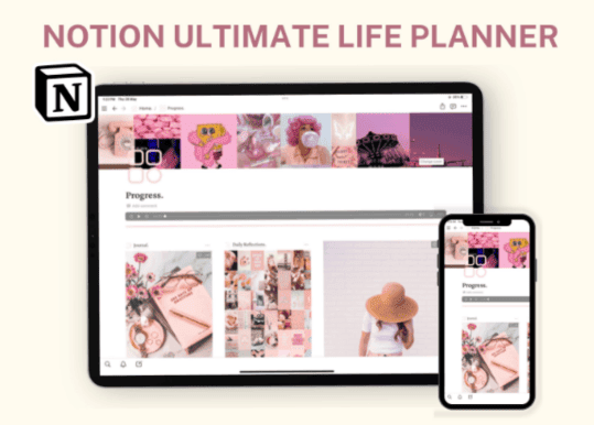 notion planner templates - Notion Life Planner 6
